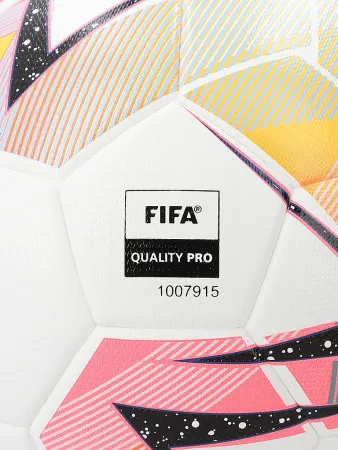 Мяч футзал PUMA Futsal 1, 08376301, р.4, FIFA Quality Pro, 32пан, ПУ, терм.сш, бело-розовый за 6&nbsp;502.50 ₽ купить в Смоленске