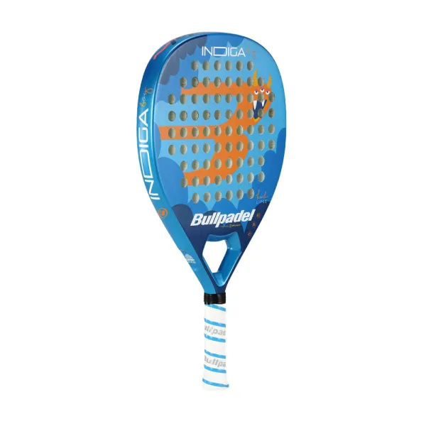 Ракетка для падела BULLPADEL Indiga Jr Boy 26, 494422, для начинающих, стекловолокно,сине-оранжевый за 10&nbsp;480.50 ₽ в Смоленске