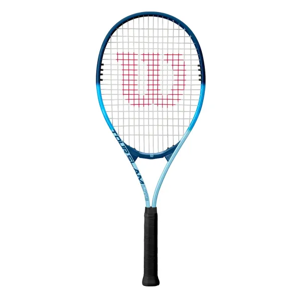 Ракетка б/т Wilson Tour Slam Lite Gr3, WR199010U3,для любит, алюминий, со струнами, сине-голубая за 6&nbsp;358 ₽ в Смоленске