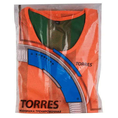 Манишка детская TORRES двухсторонняя, TR11949O/G, р.Jr, тренировочная, полиэстер, оранж-зелен за 1&nbsp;026.80 ₽ купить в Смоленске