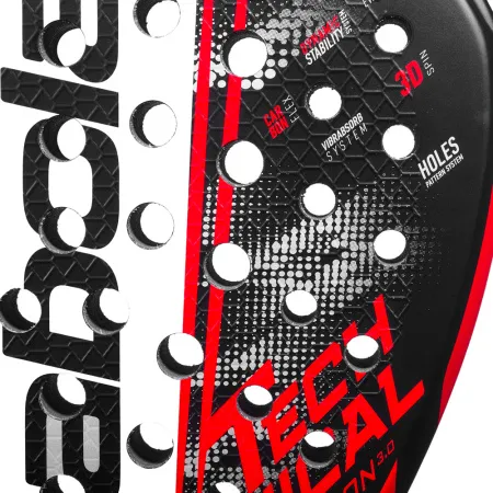 Ракетка для падела BABOLAT Technical Veron 3.0, 150183,для продв.игр., стекловолокно, черно-красный за 33&nbsp;554.60 ₽ купить в Смоленске