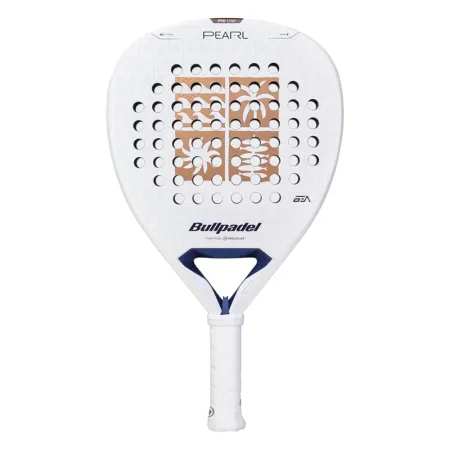 Ракетка для падела BULLPADEL Pearl 27, 497249, для проф-в, стекловолокно,карбон, бело-золотистый за 44&nbsp;319 ₽ купить в Смоленске