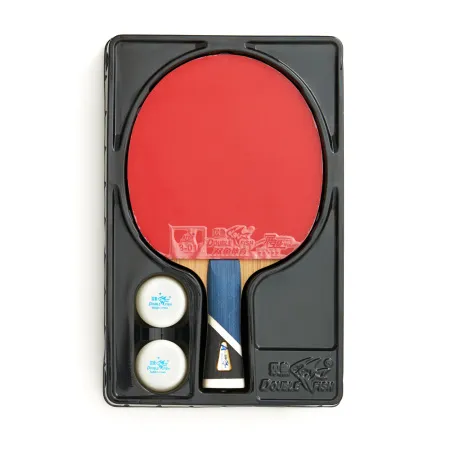 Ракетка для н/т DOUBLE FISH 5A+C, для продвин, ITTF Appr, накл. 2,1 мм, конич. ручка+ 2 мяча V40+мм за 2&nbsp;779.50 ₽ купить в Смоленске