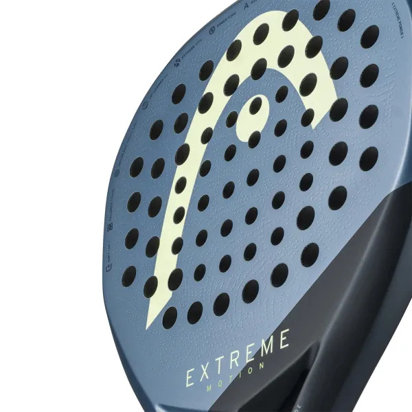 Ракетка для падела HEAD Extreme Motion, 223135, для профессионалов, углеродное волокно, темно-синий за 26&nbsp;894 ₽ в Смоленске