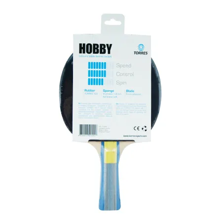 Ракетка для н/т TORRES Hobby, TT0003, для любителей, накладка 1,8 мм, конич. ручка за 875.50 ₽ купить в Смоленске