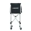 Корзина для теннисных мячей HEAD TT7003, на 125 мячей,с сумкой-переноской, складная, металл, черный
