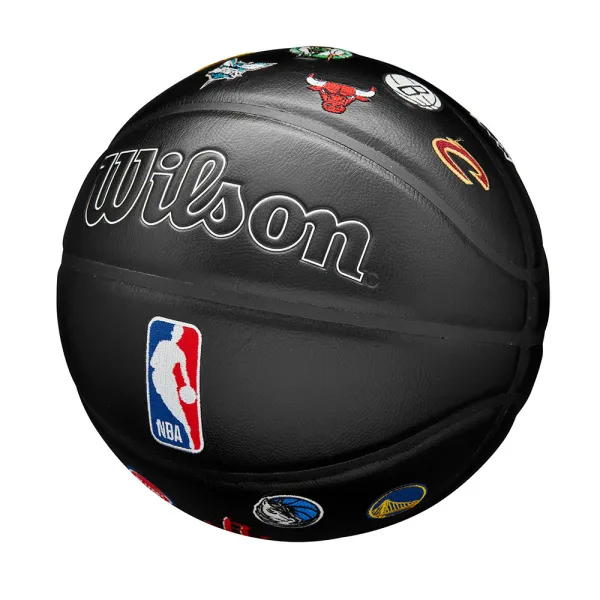 Мяч баск. WILSON NBA All Team Premiere Ball, WZ4028601XB р.7, PU, бутил. камера, черный 2