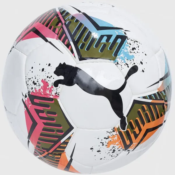 Мяч футзал PUMA Futsal 2 HS, 08434301, р.4, 32пан, ПУ, ручная.сш, мультиколор