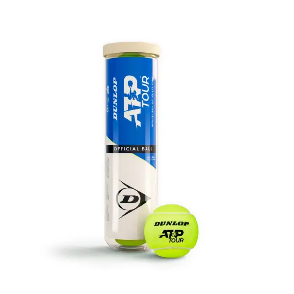 Мяч теннисный Dunlop ATP Official Tour Premium 4B, 601599, уп.4шт, одобр. ITF, нат.резина,фетр. за 1&nbsp;734 ₽ в Смоленске